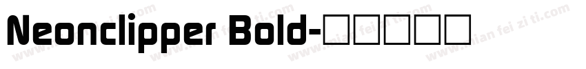 Neonclipper Bold字体转换
